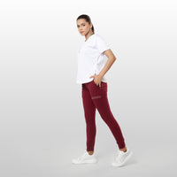 Fireox Activewear Women Joggers, Maroon, 2022