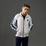 Fireox Activewear Jacket, White Navy Blue, 2025