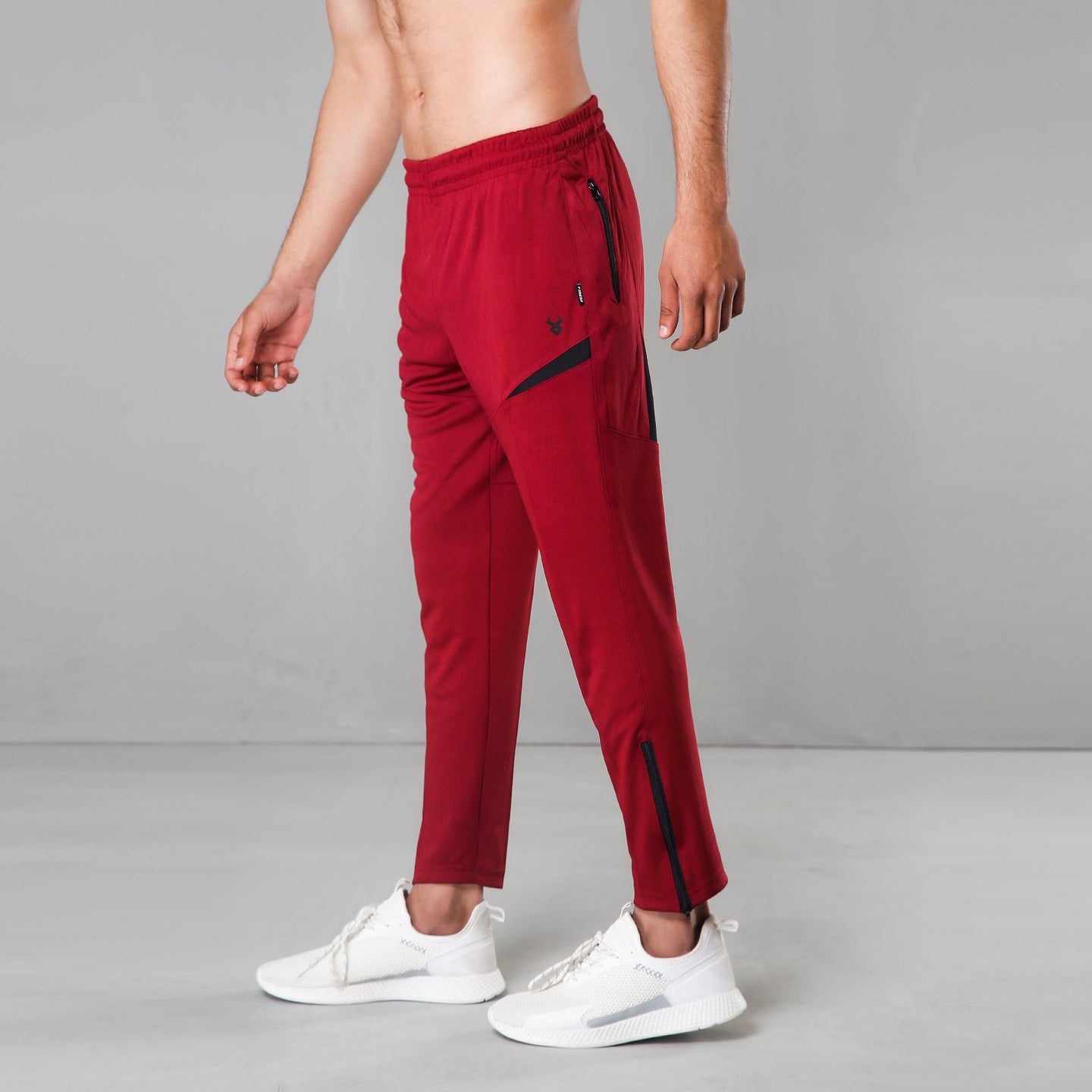 FIREOX Activewear Trouser Maroon Black , 2022 , D2