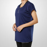 Fireox Hybrid Women T-Shirt, Navy Blue, 2023