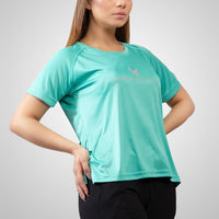 FIREOX Actifit Women T-Shirt, Turquoise, 2022,