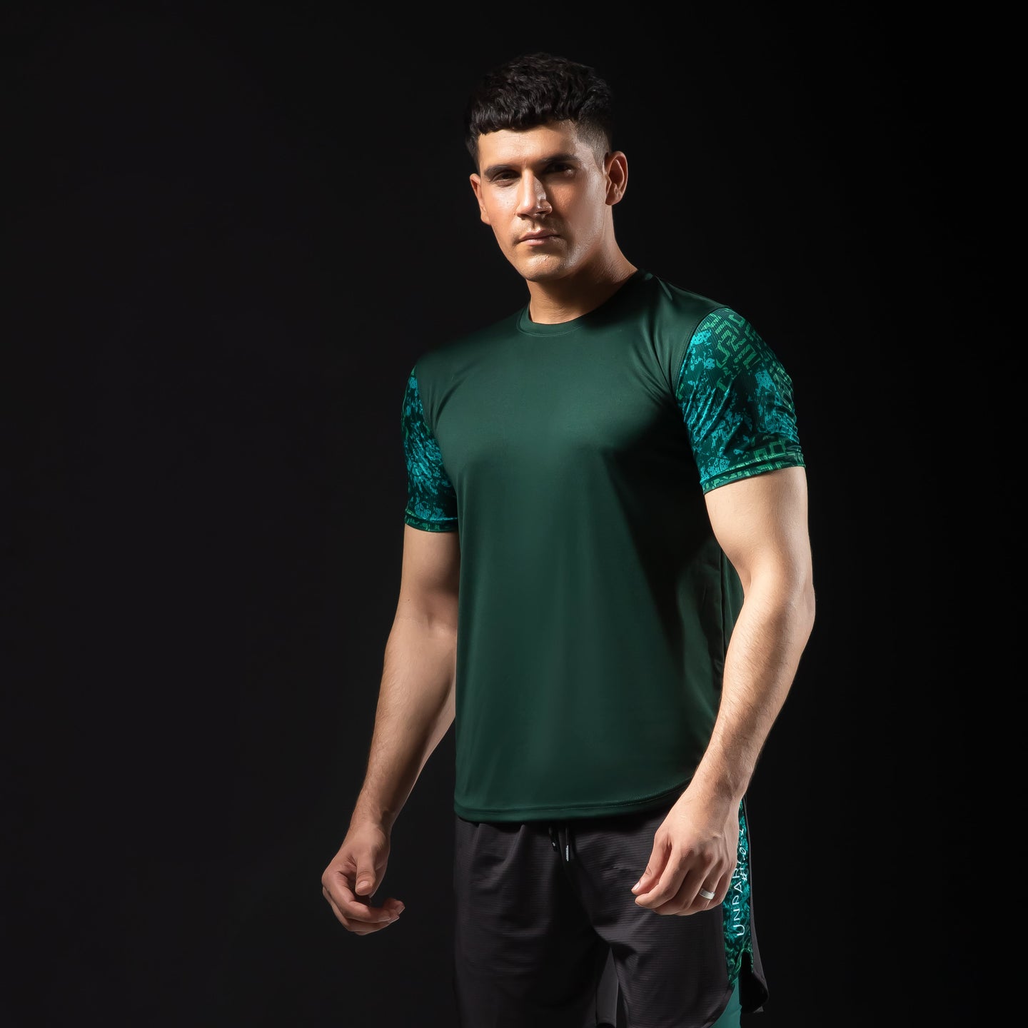 Fireox Unparalleled Actifit T-Shirt , Dark Green