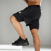 FIREOX Actifit Shorts , Plain Black