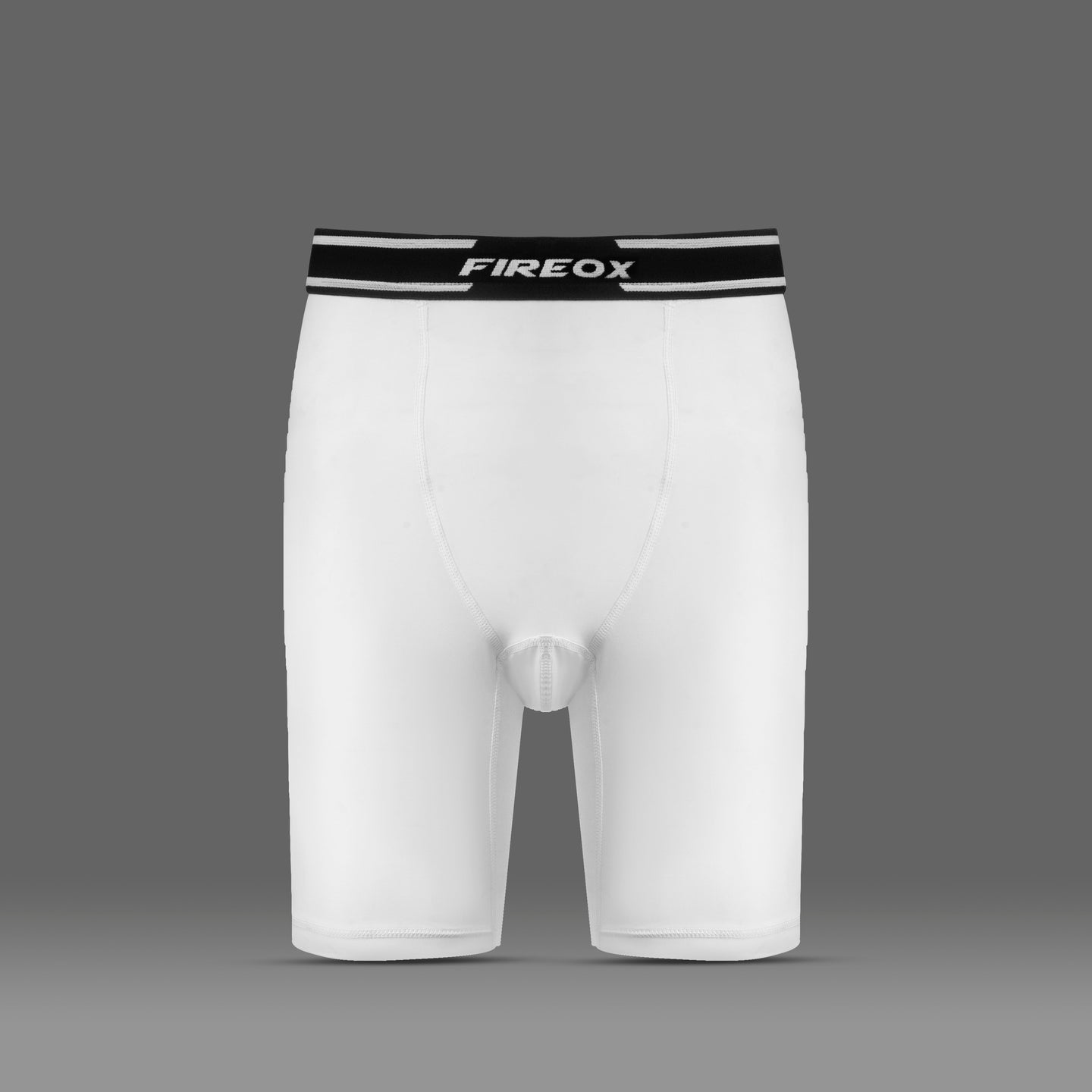 FIREOX Men’s Compression Shorts, White