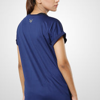 Fireox Hybrid Women T-Shirt, Navy Blue, 2023