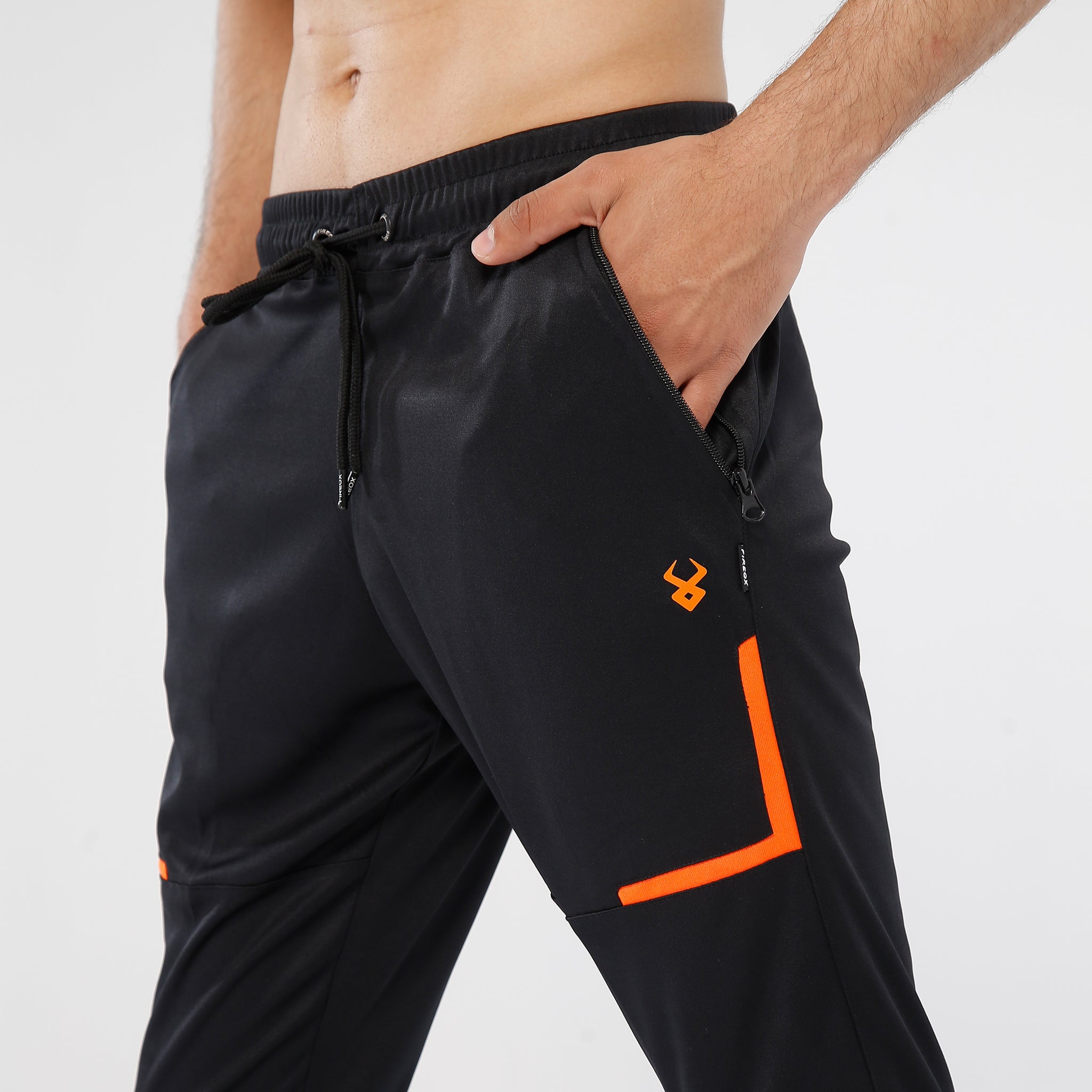 FIREOX Activewear Trouser Black Orange, 2023