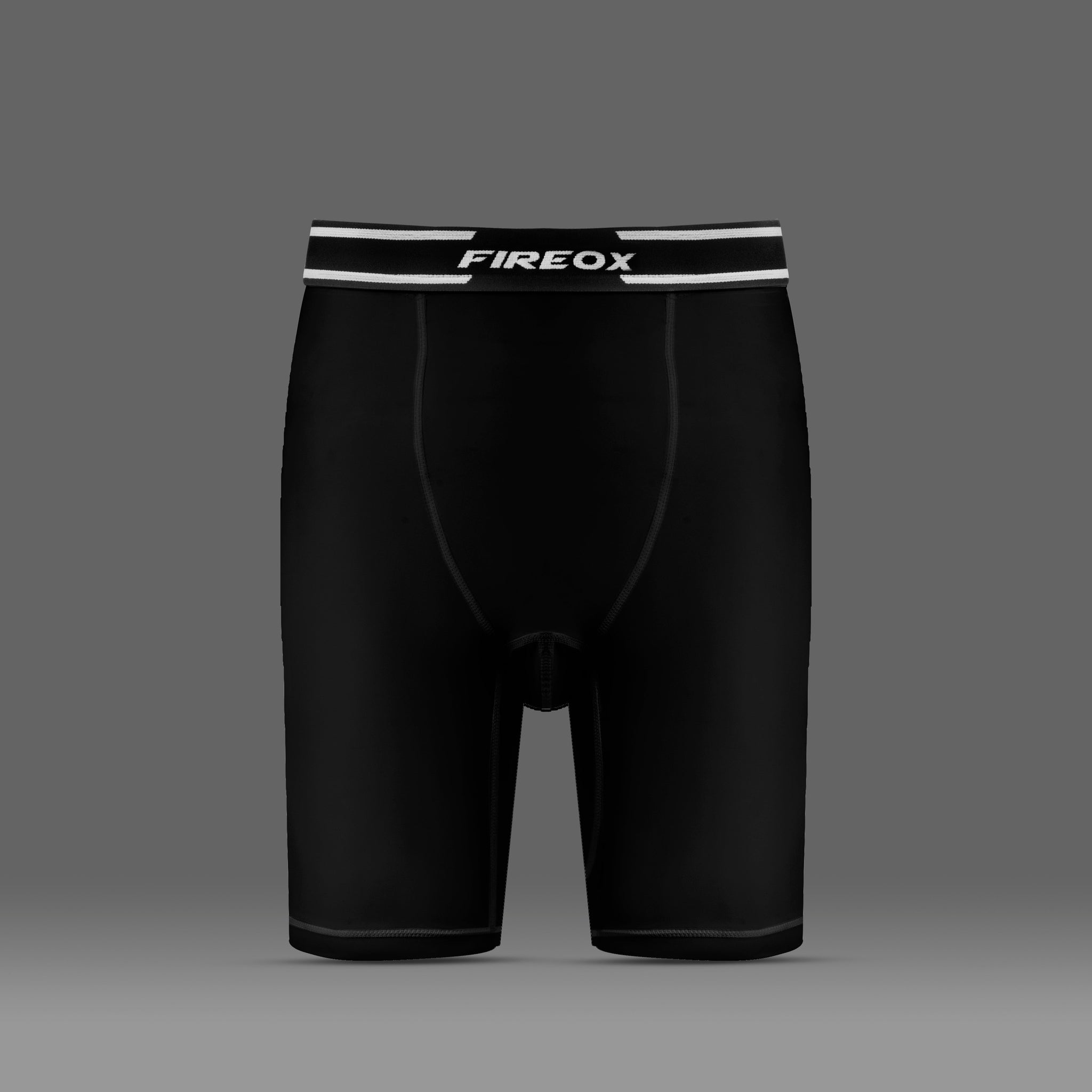 FIREOX Men’s Compression Shorts, Black