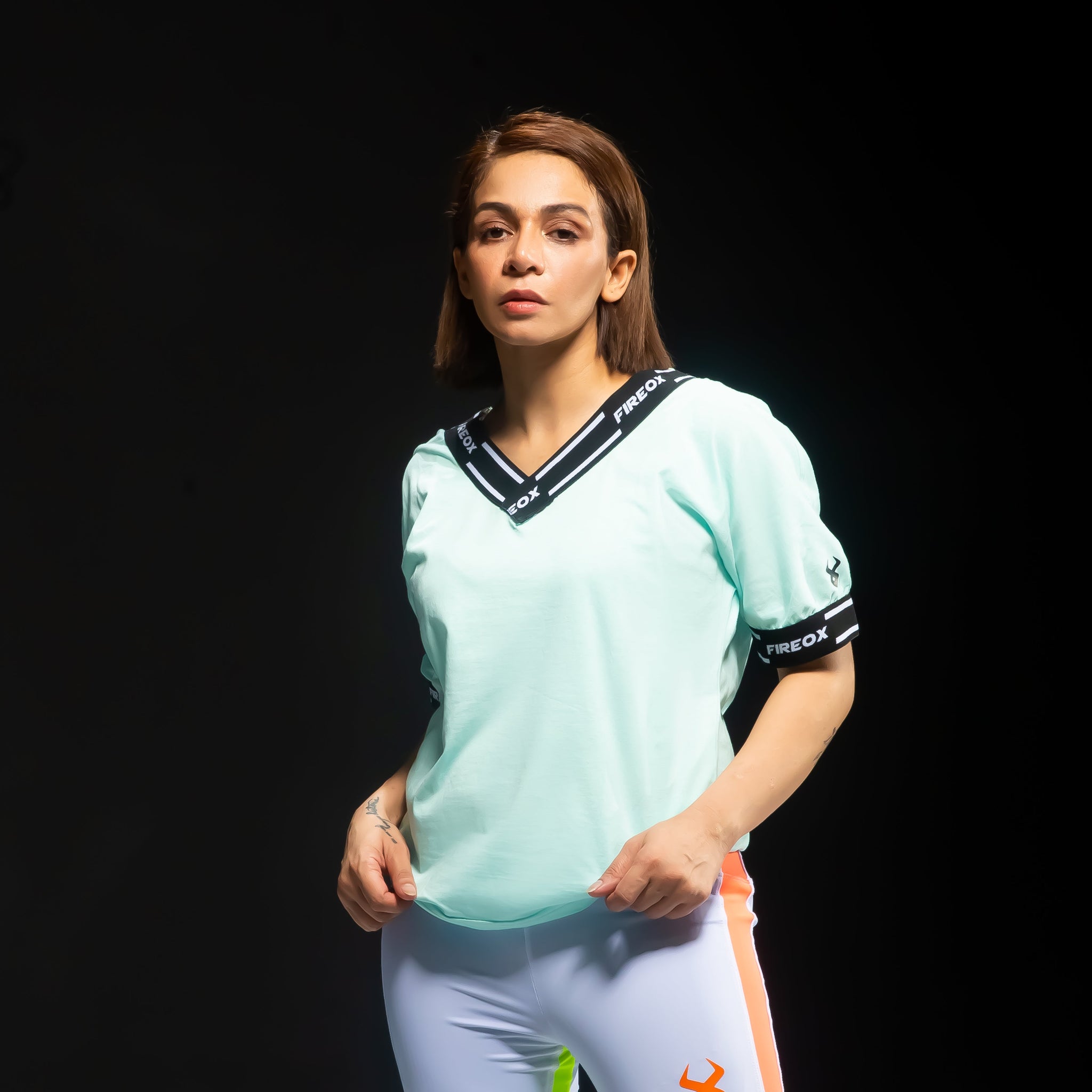 Fireox Women Training T-Shirt 2.0, Mint Blue, 2024