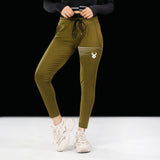 Fireox Women Pro Joggers Star Line, Olive Green