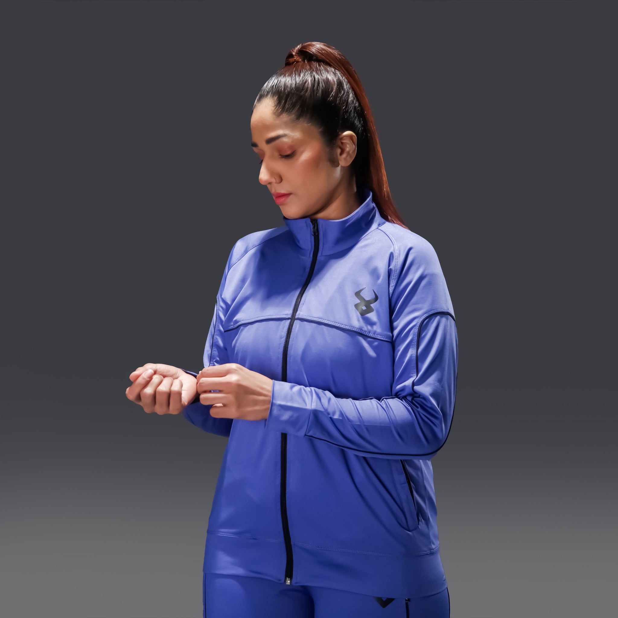 FIREOX WOMEN HYPERACTIVE TRACKSUIT, BLUE, 2024