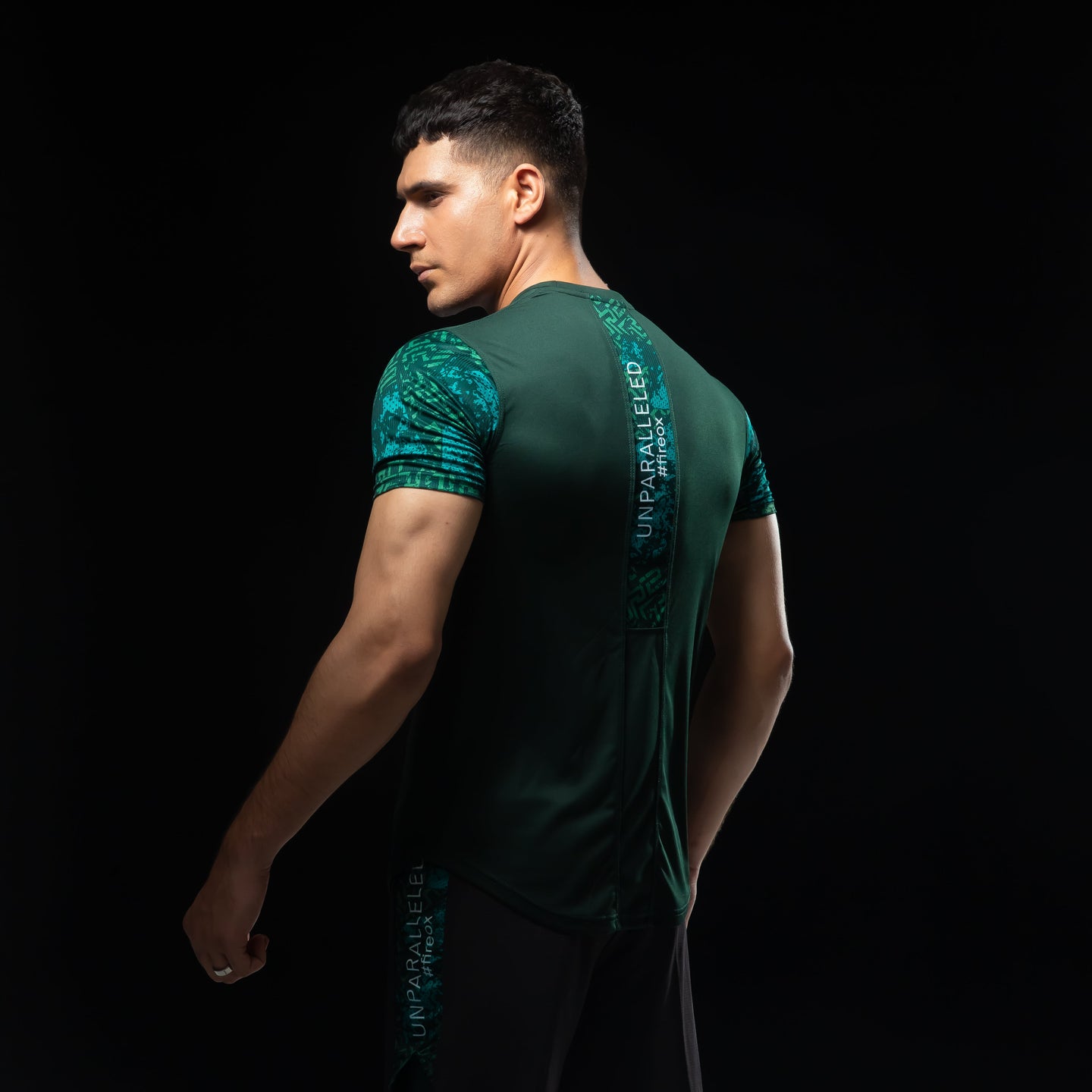 Fireox Unparalleled Actifit T-Shirt , Dark Green