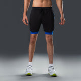 FIREOX ACTIFIT SHORTS, BLACK BLUE, D2, 2024