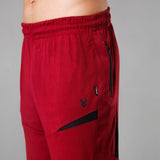 FIREOX Activewear Trouser Maroon Black , 2022 , D2