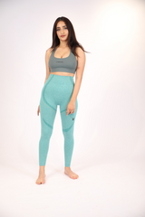 Fireox Yoga Pants, Cyan