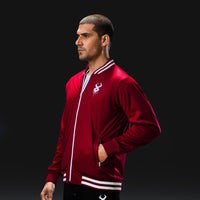 Fireox Baseball Jacket, Maroon, 2024