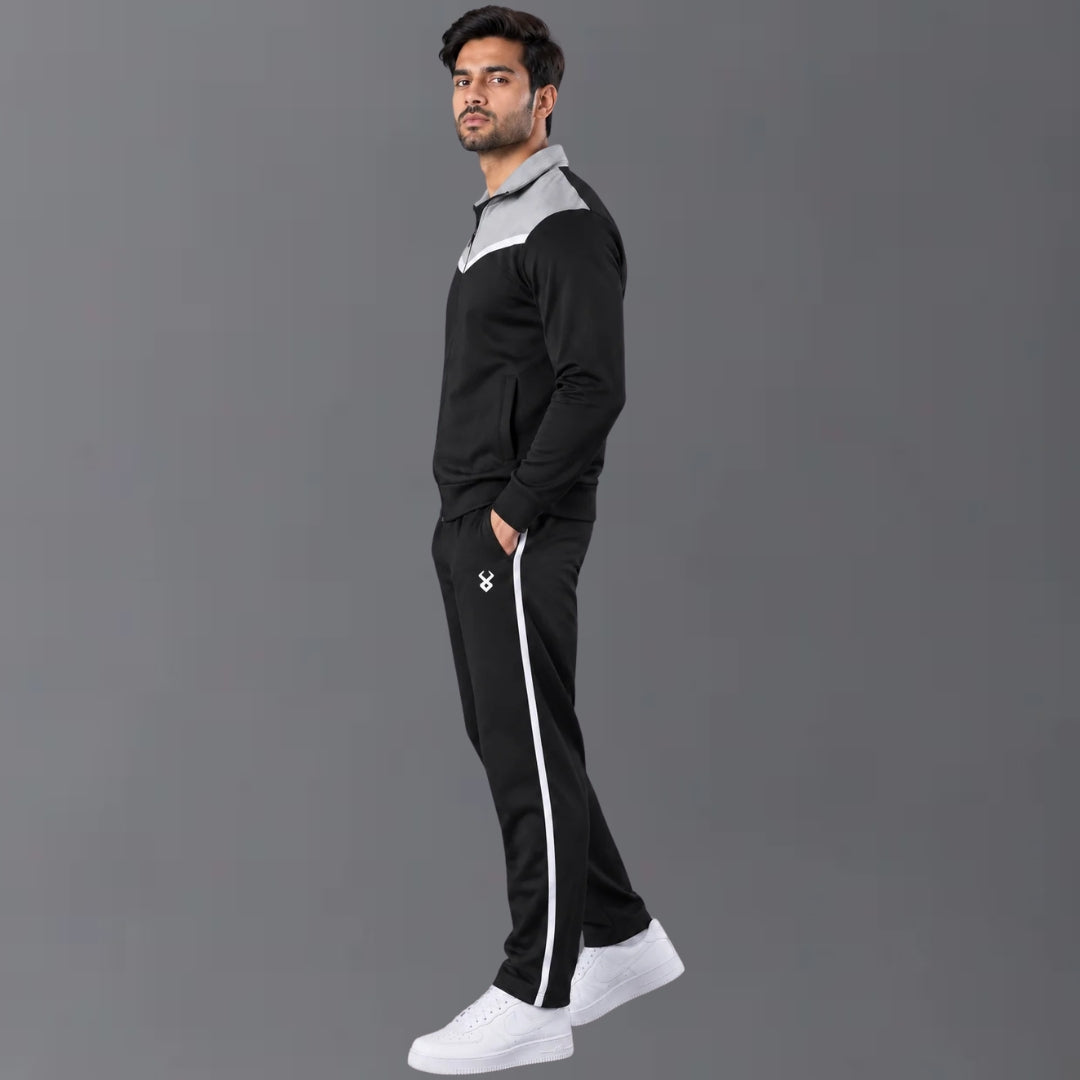 Fireox Tracksuit, Black Grey, 2026