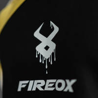 Fireox Mens Hoodie, Yellow Black White, 2025