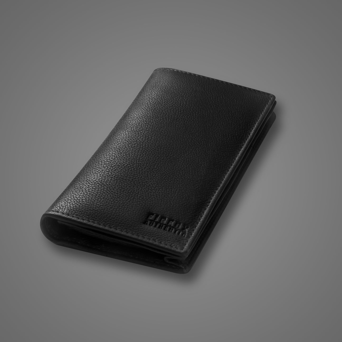 Fireox Leather Travel Wallet, Black