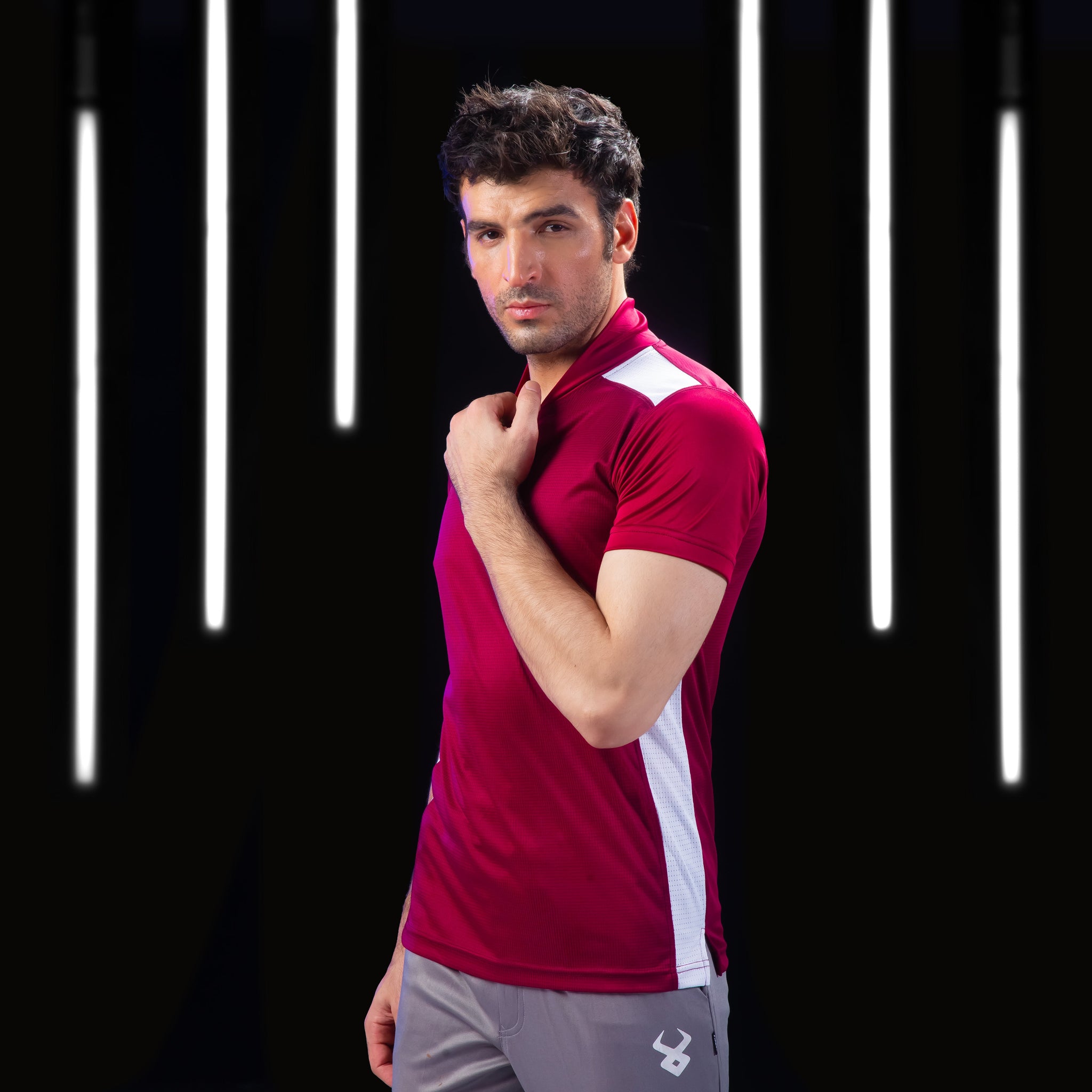 FIREOX Actifit T-Shirts Maroon, D1, 2024