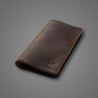 Fireox Premium Leather Long Wallet, Brown