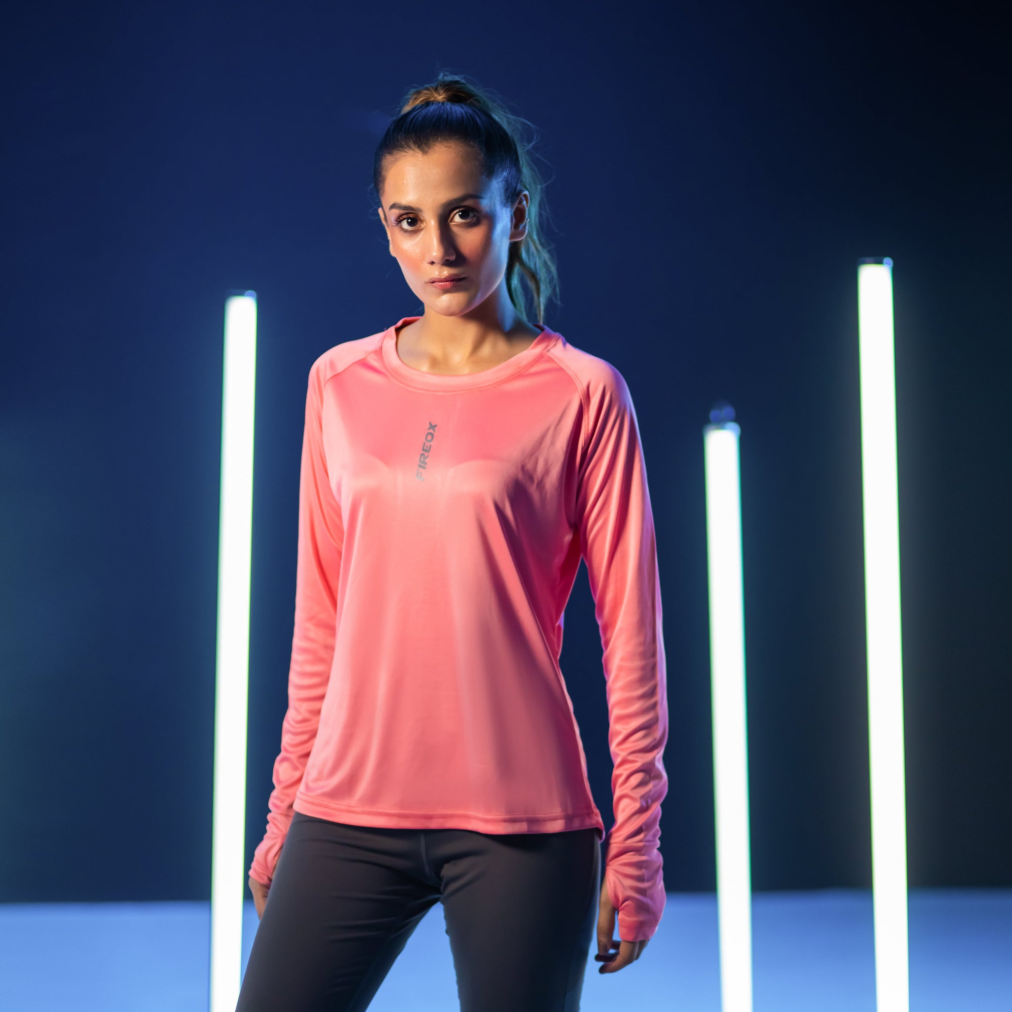 Fireox Actifit Women T-Shirt, Salmon Rose, 2024