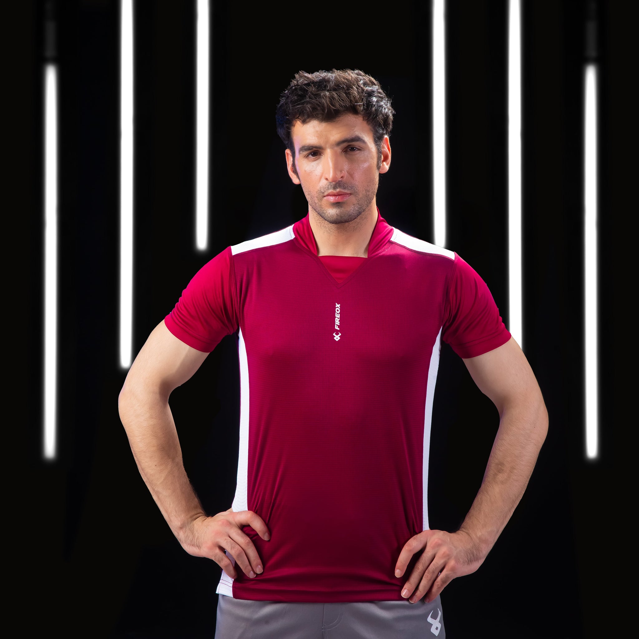 FIREOX Actifit T-Shirts Maroon, D1, 2024