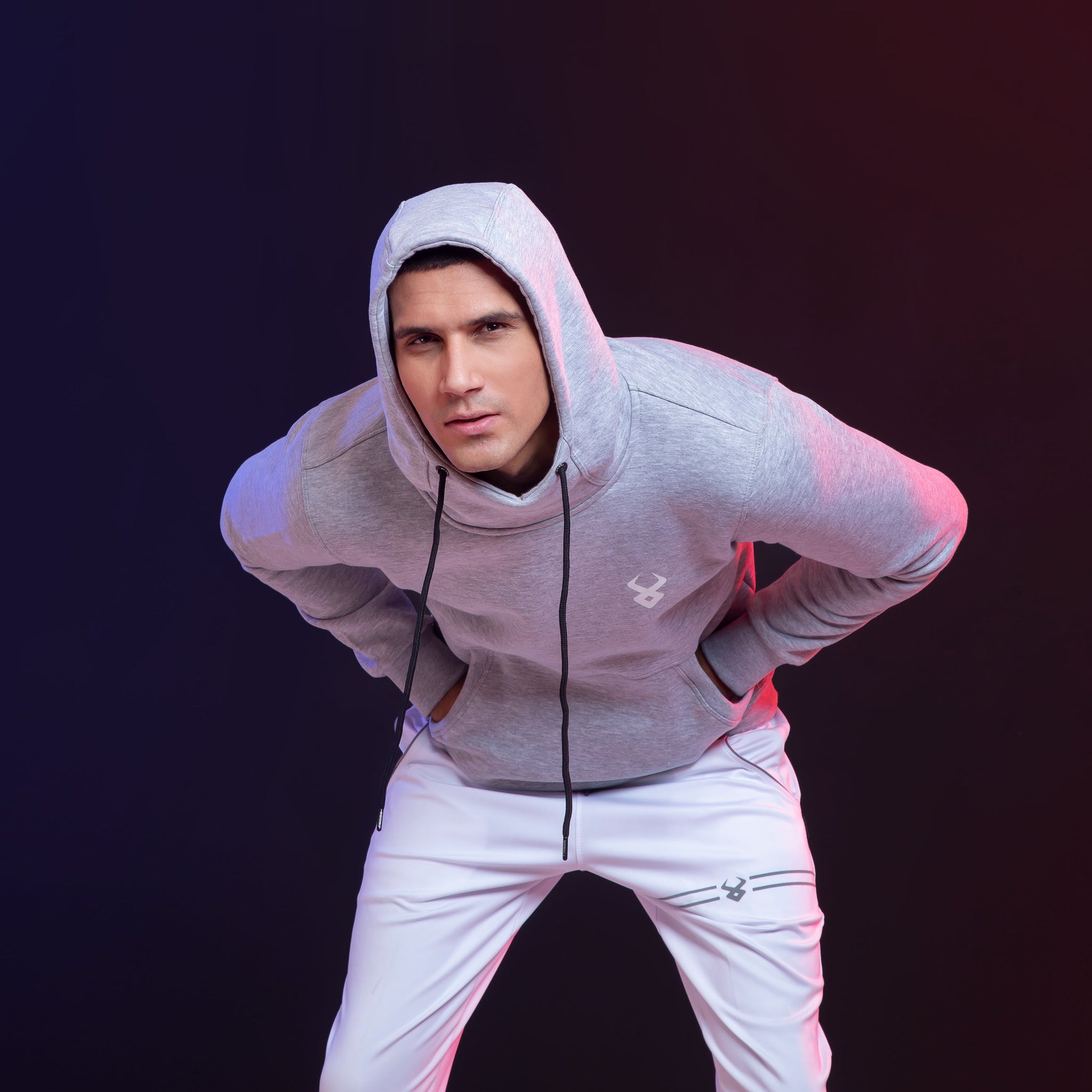 FIREOX Activewear Hoodie, Grey, 2023