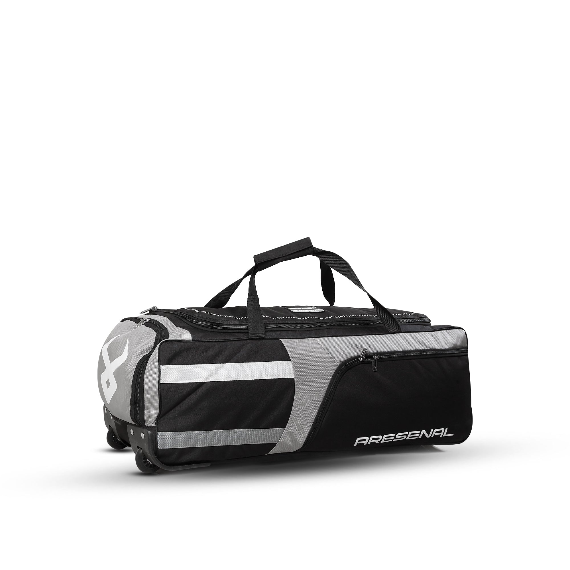 FIREOX HL 50 Black Silver Wheelie Bag