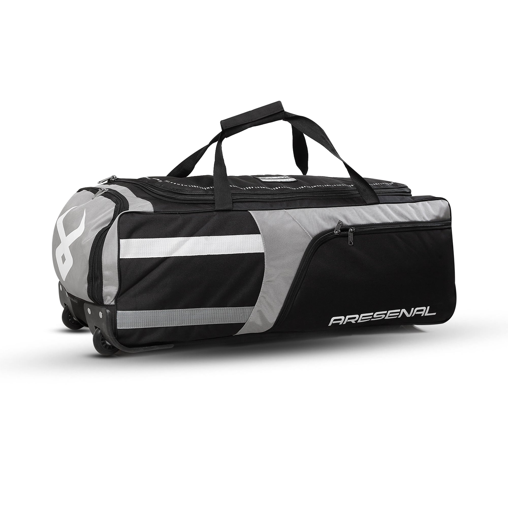 FIREOX HL 50 Black Silver Wheelie Bag