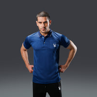 Fireox Activewear Polo, Navy Blue, 2024