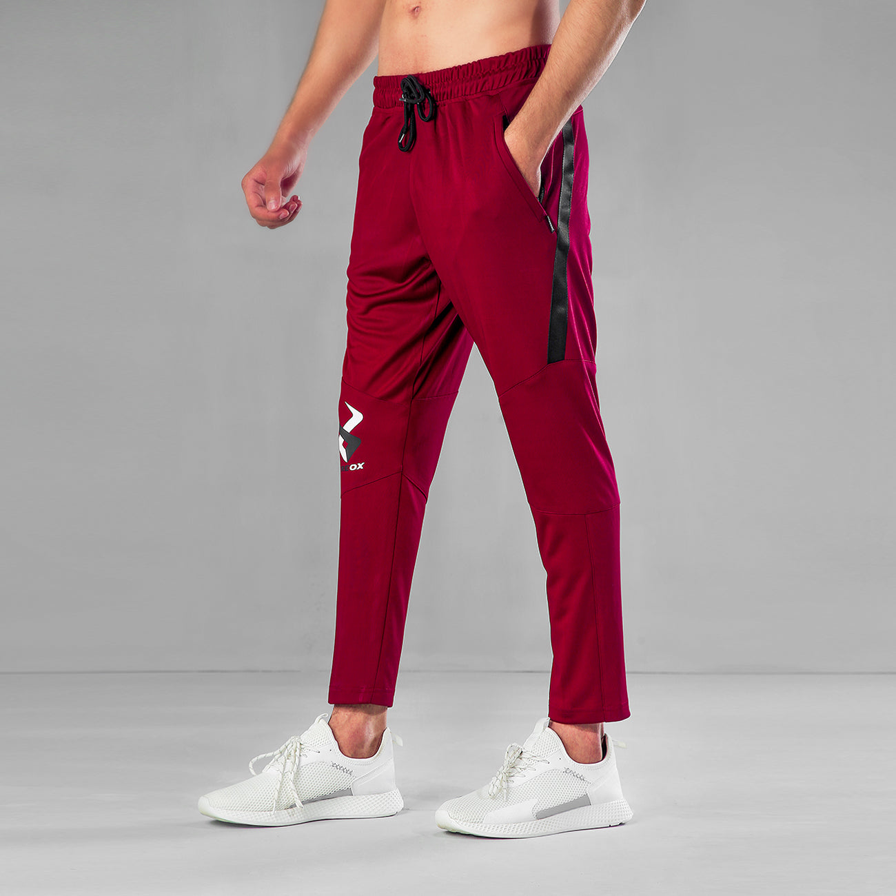 FIREOX Activewear Trouser Maroon Black , 2022