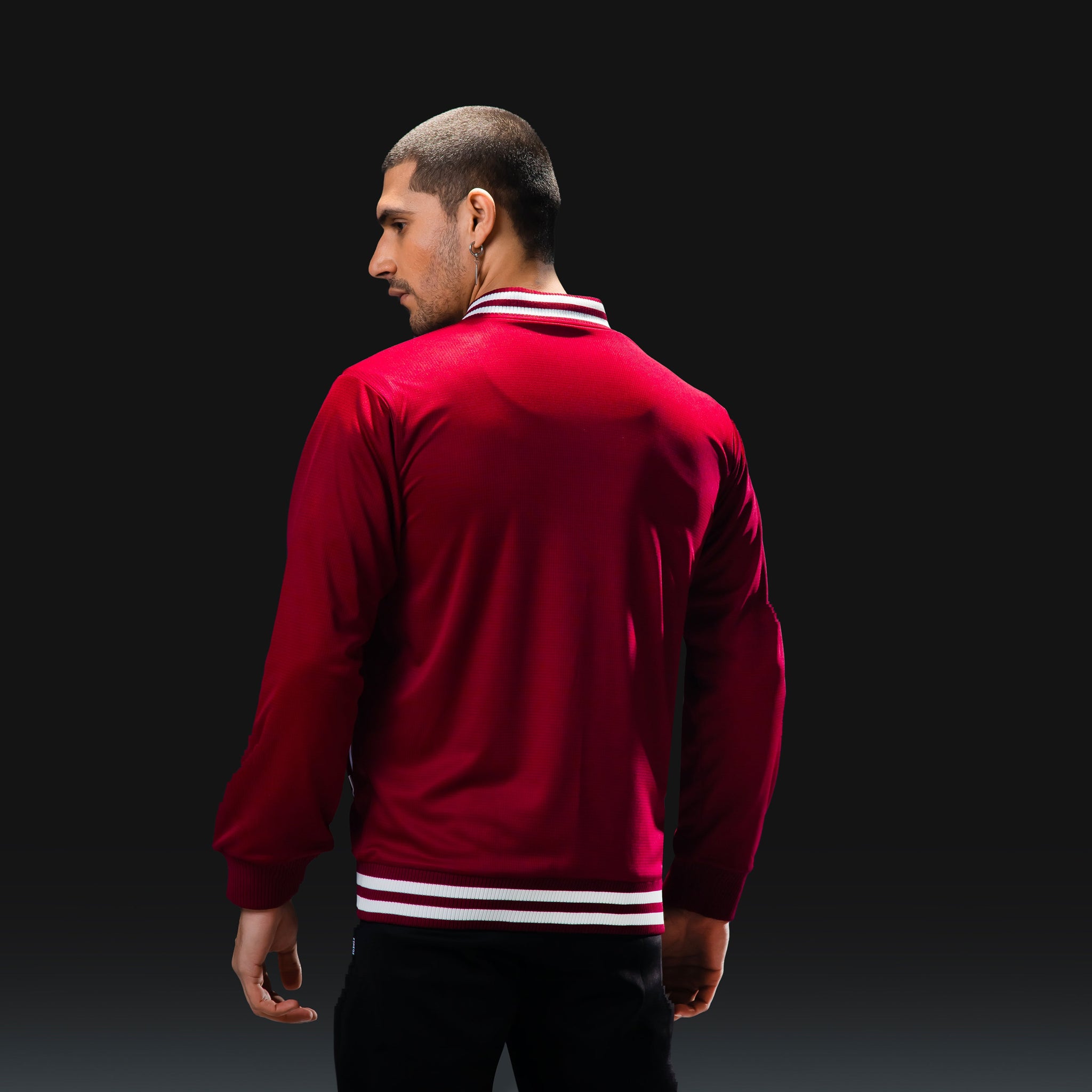 Fireox Baseball Jacket, Maroon, 2024