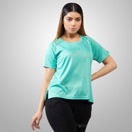 FIREOX Actifit Women T-Shirt, Turquoise, 2022,