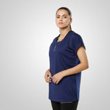 Fireox Hybrid Women T-Shirt, Navy Blue, 2023