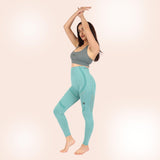 Fireox Yoga Pants, Cyan