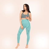 Fireox Yoga Pants, Cyan