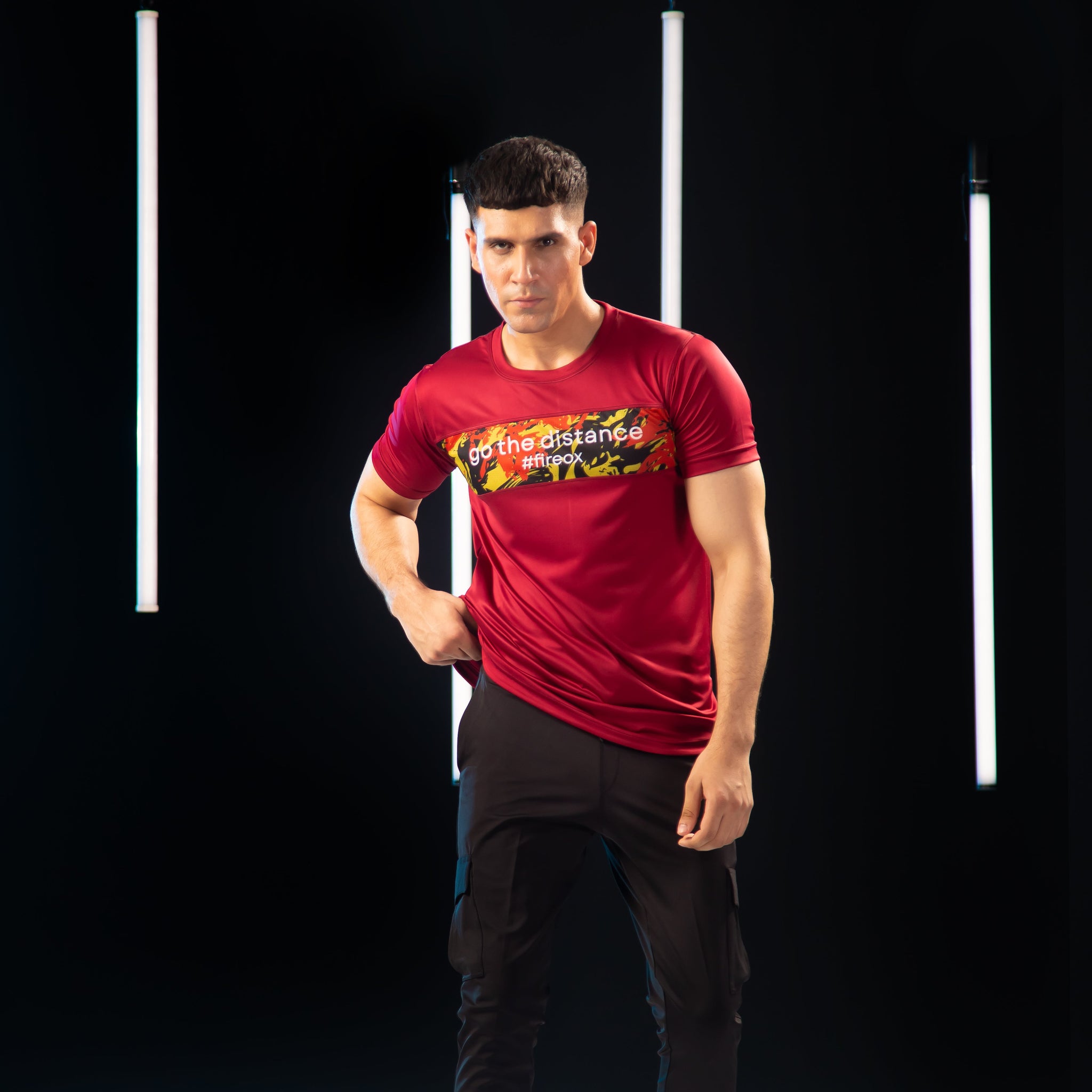 FIREOX Actifit T-Shirt GTD Maroon, D1, 2024