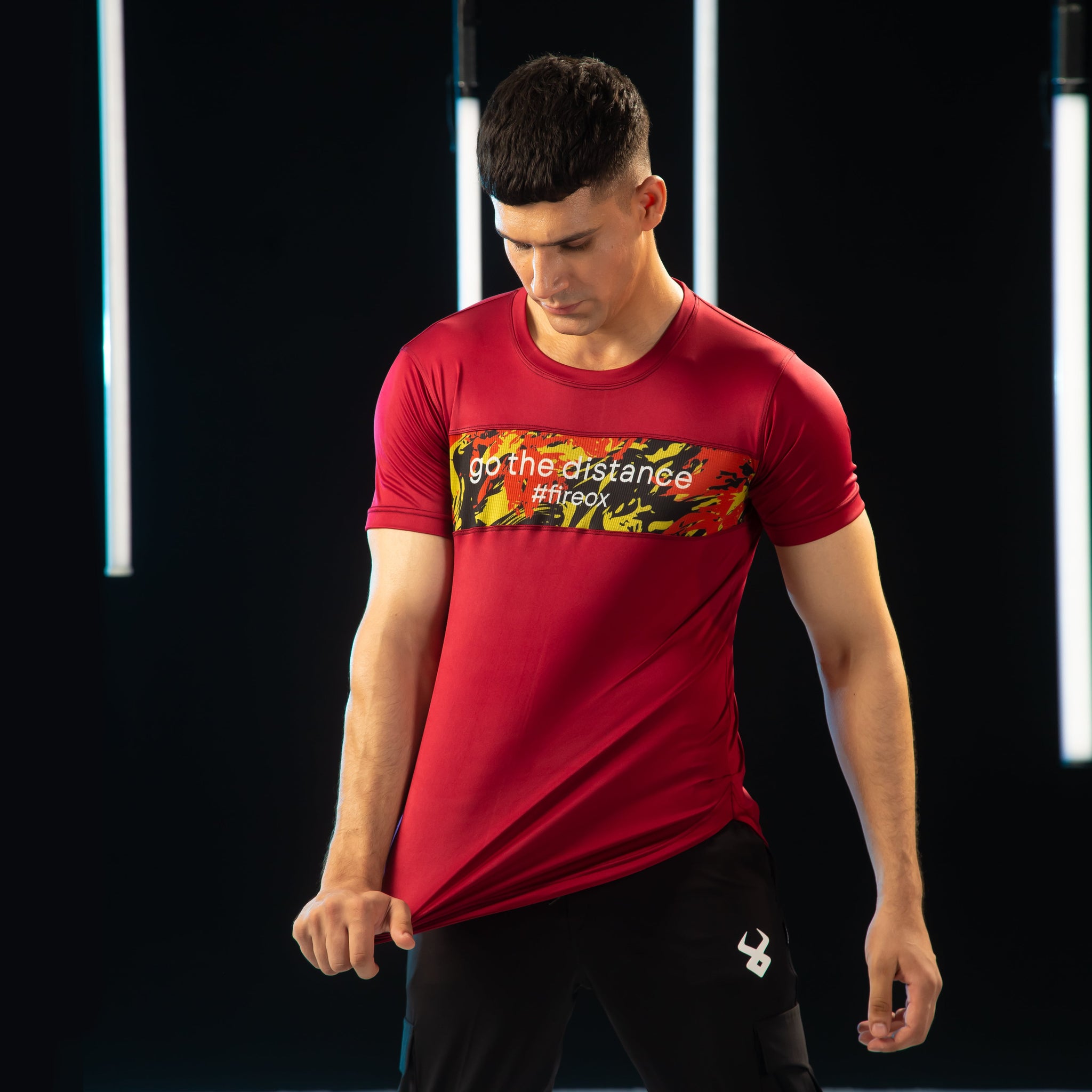 FIREOX Actifit T-Shirt GTD Maroon, D1, 2024