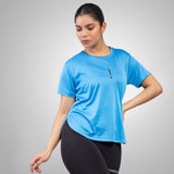 FIREOX Actifit Women T-Shirt, Sky Blue, 2022