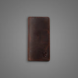 Fireox Premium Leather Long Wallet, Brown