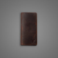 Fireox Premium Leather Long Wallet, Brown