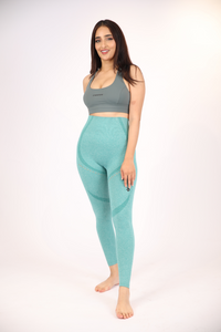 Fireox Yoga Pants, Cyan