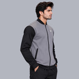 FIREOX MEN Baseball Jacket , Grey, 2026