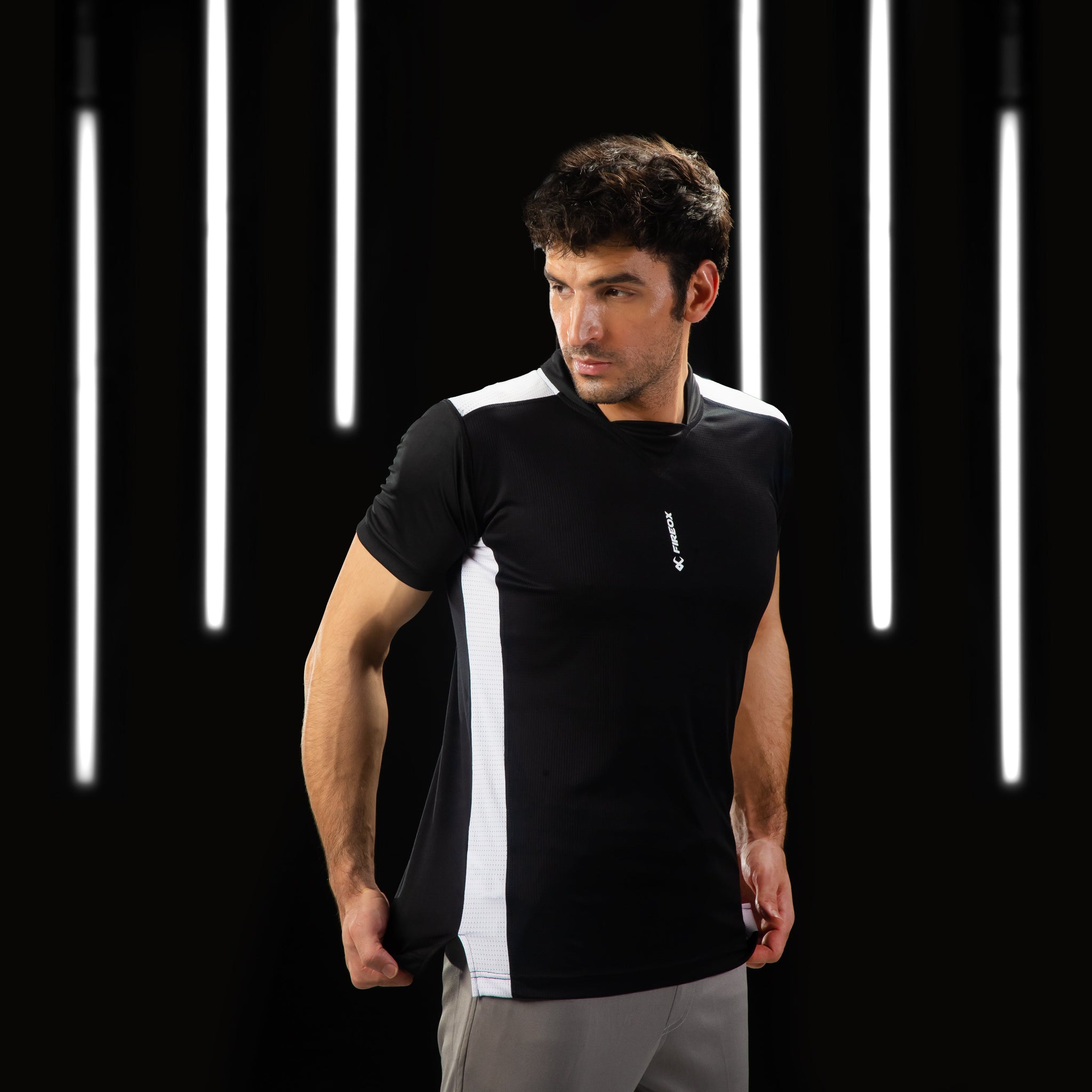 FIREOX Actifit T-Shirts Black, D1, 2024