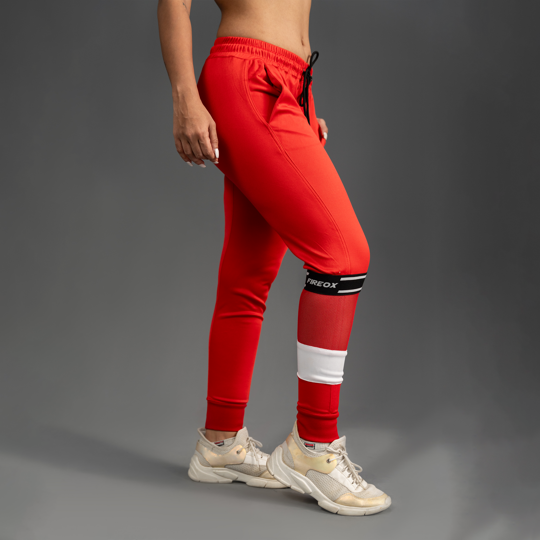 Fireox Women Training Trouser, Red, D1, 2024