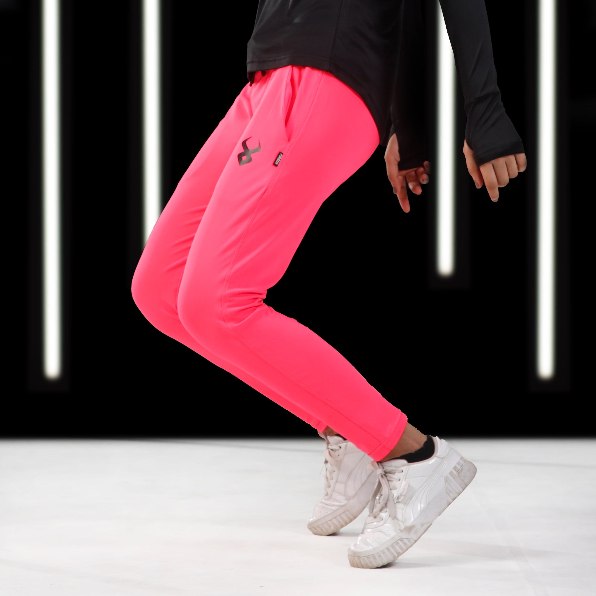 Fireox Women Pro Joggers Light Pink,