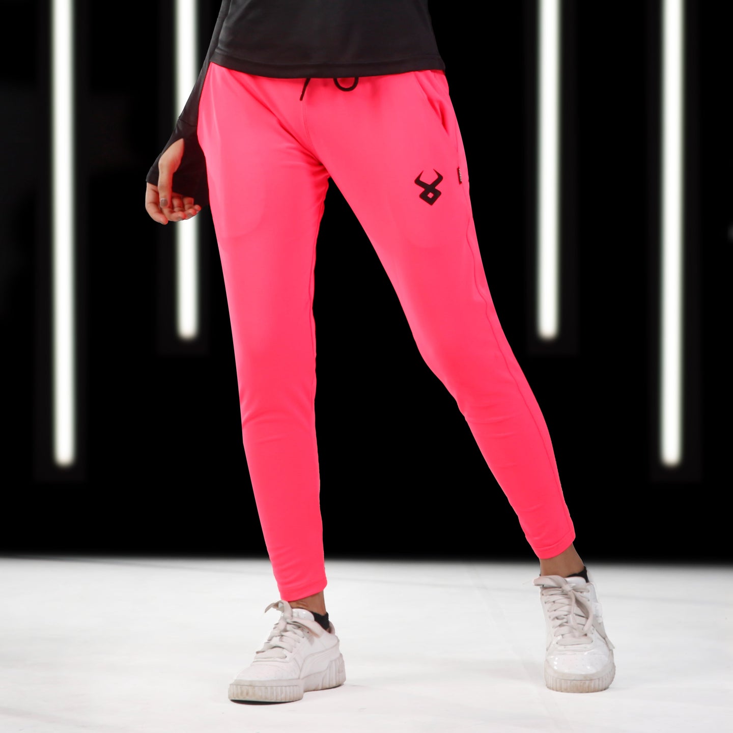 Fireox Women Pro Joggers Light Pink,