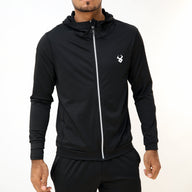 Fireox Mens Activewear Hoodie, Black