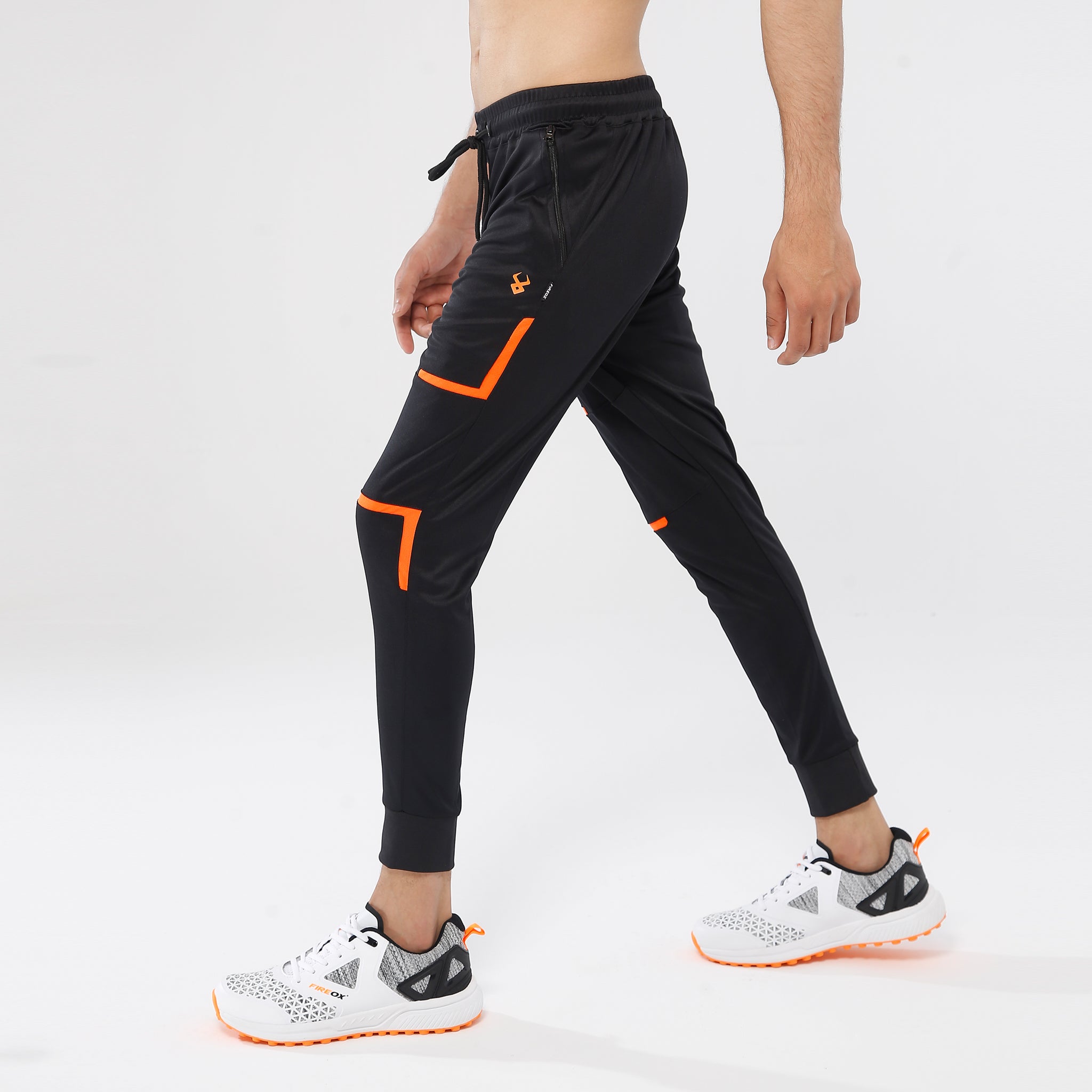 FIREOX Activewear Trouser Black Orange, 2023