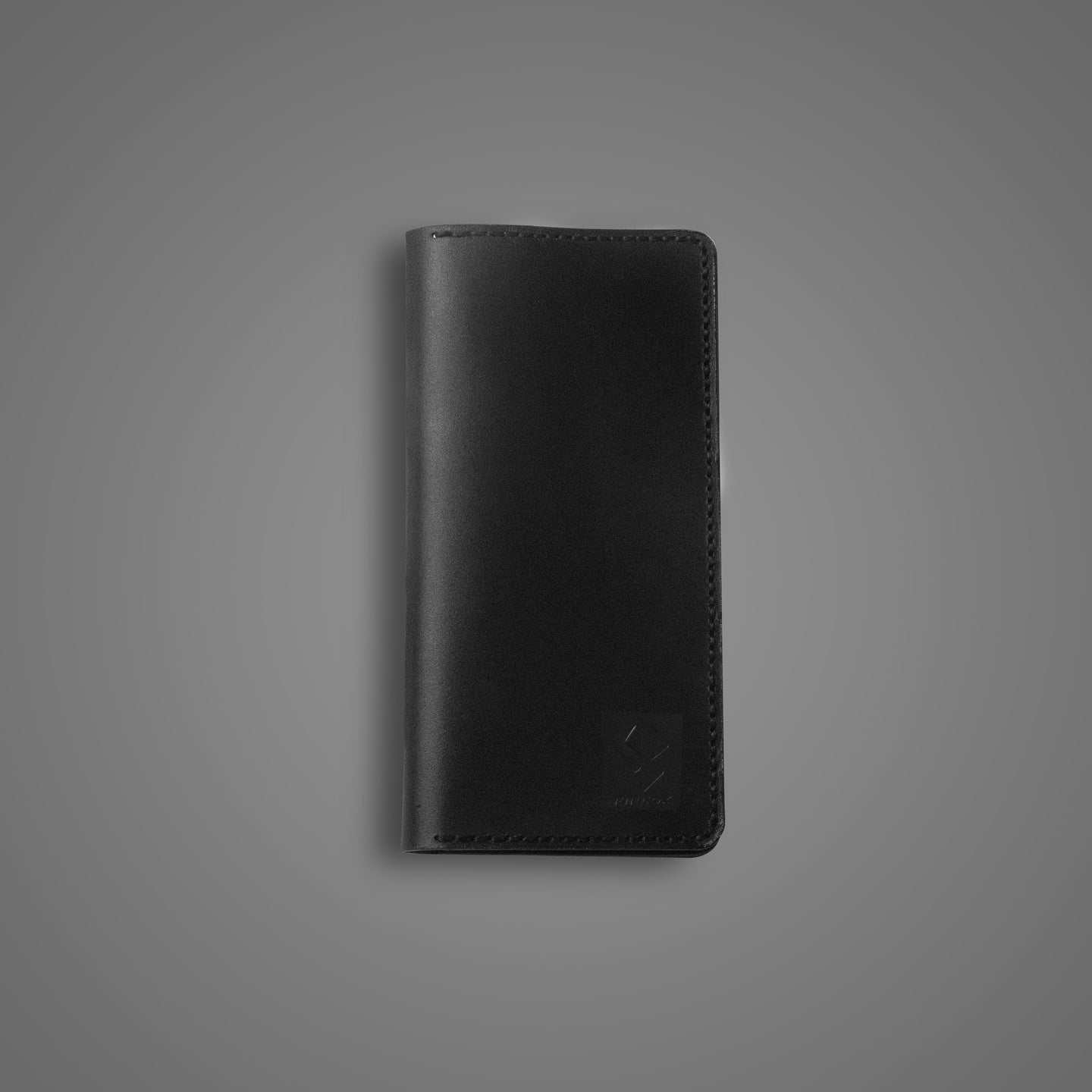 Fireox Premium Leather Long Wallet, Black